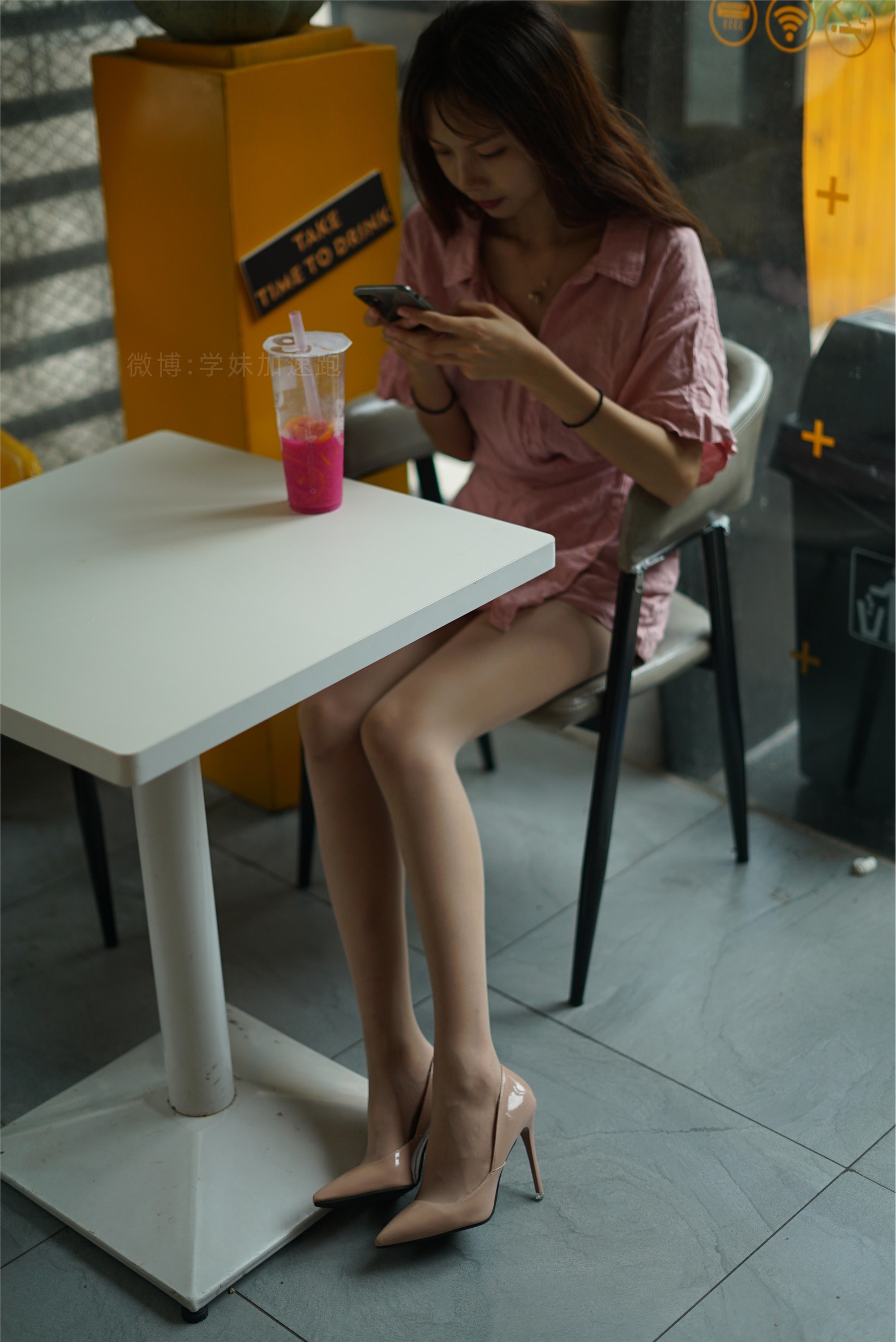 学妹加速跑 XM059《一身仙女味-盘盘》